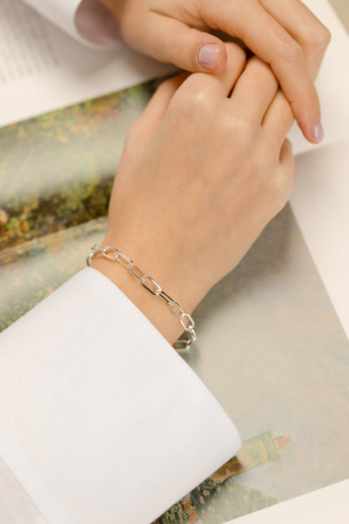Bratara din argint Akila (Silver/Gold)